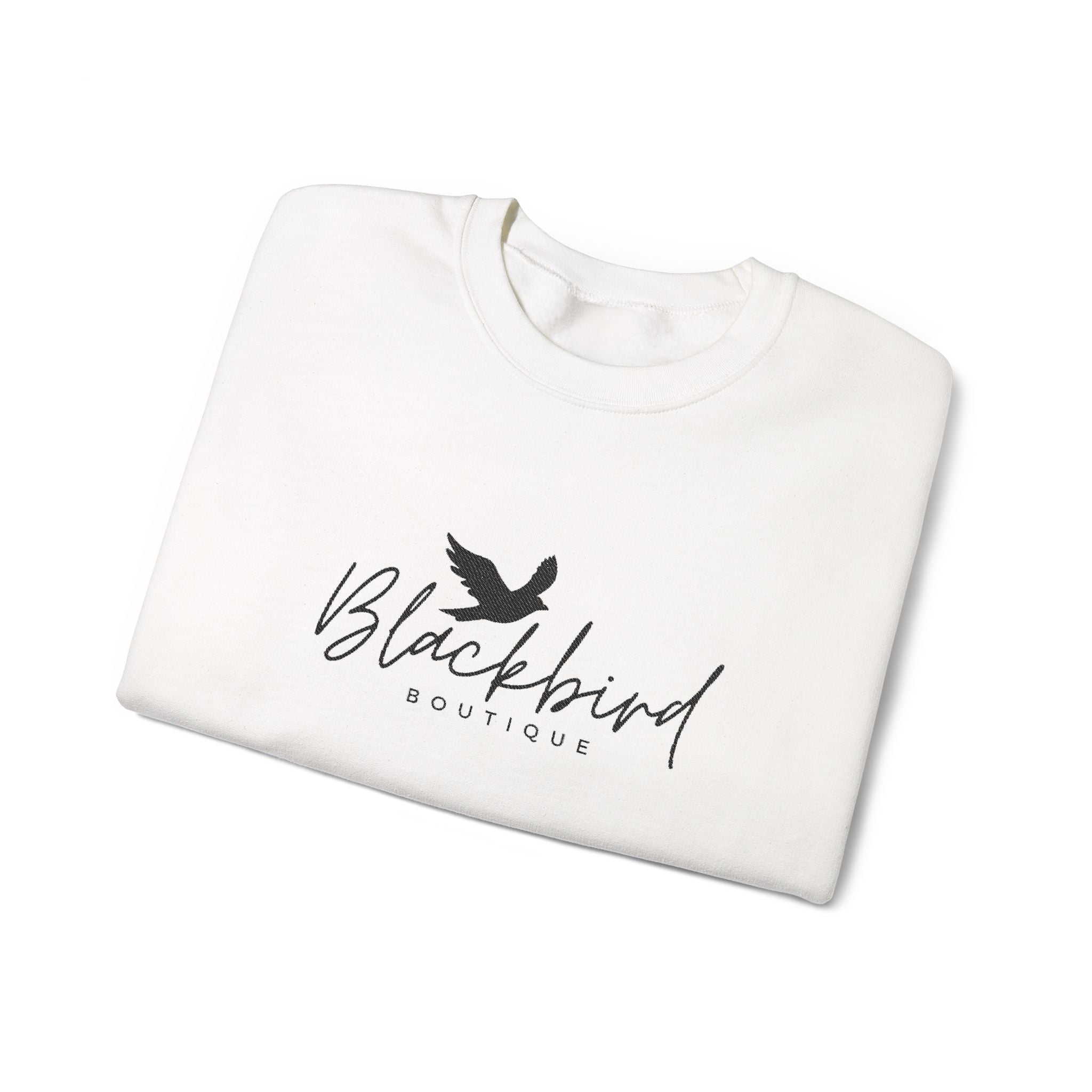 {ONLINE ONLY} Embroidered Blackbird Logo Crewneck Sweatshirt