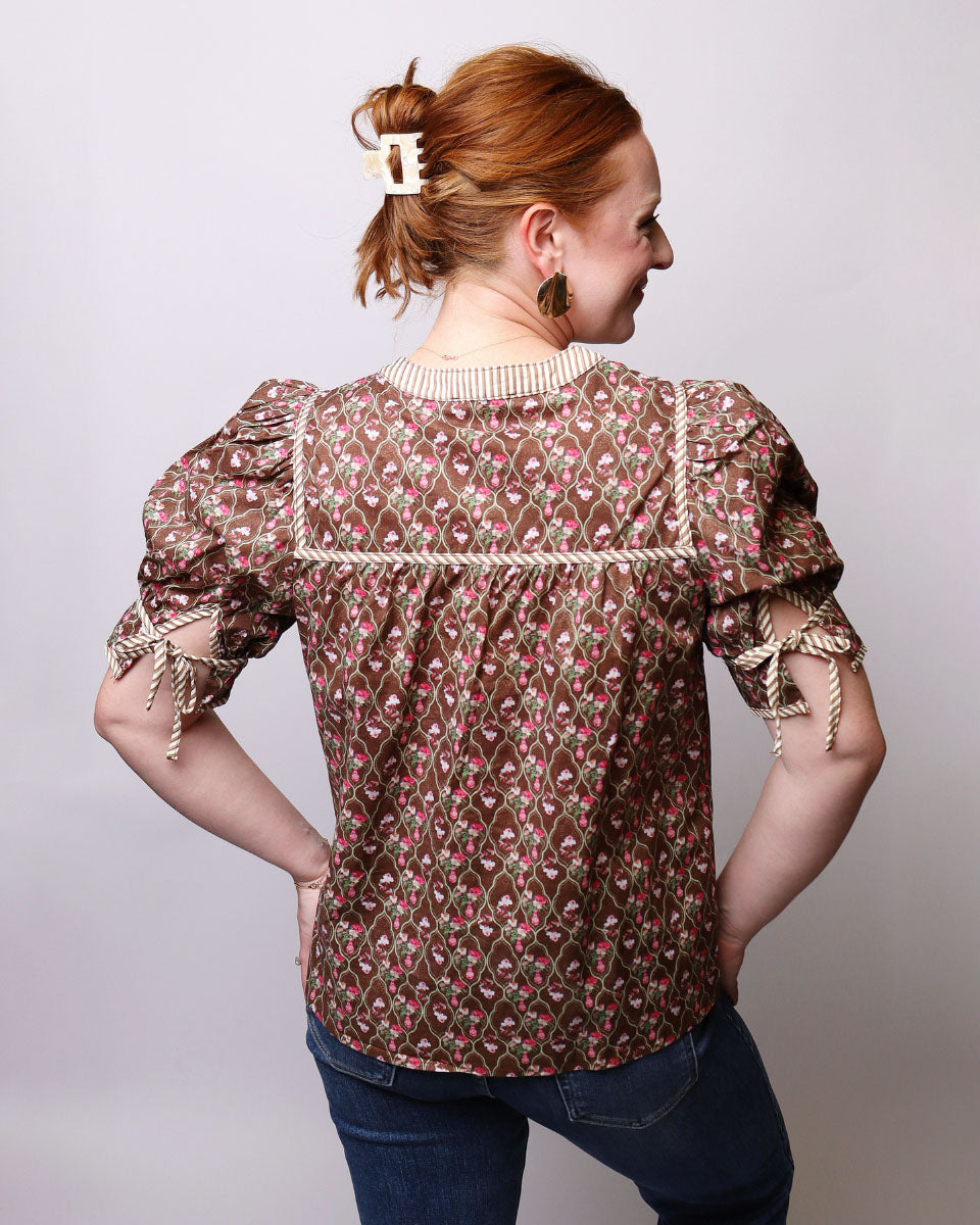 Frankie Floral Cotton Blouse