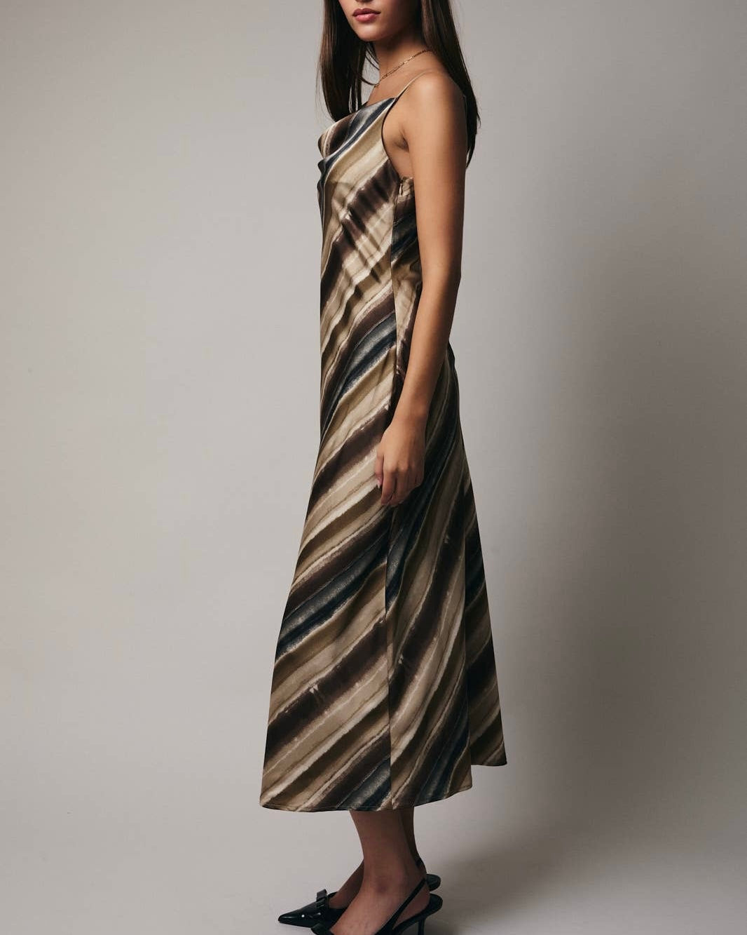 Cowl Neck Slip Dress - Blackbird Boutique