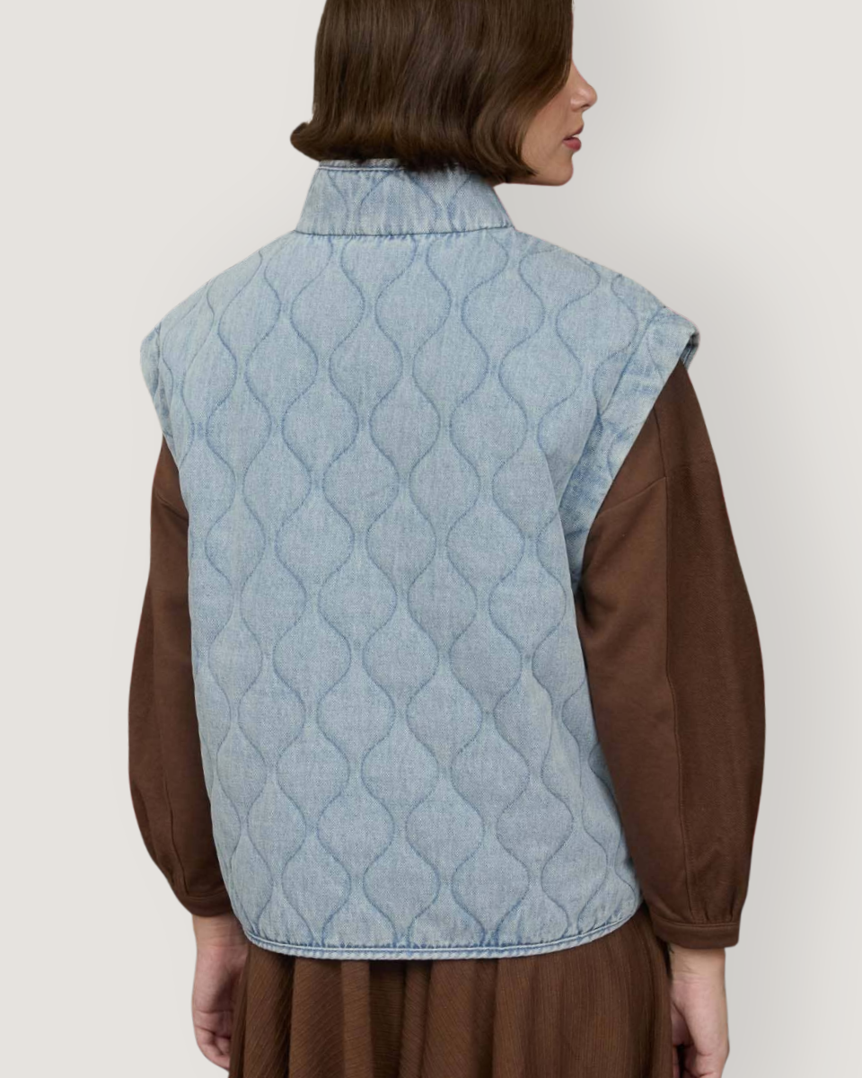 Quilted Button Down Vest