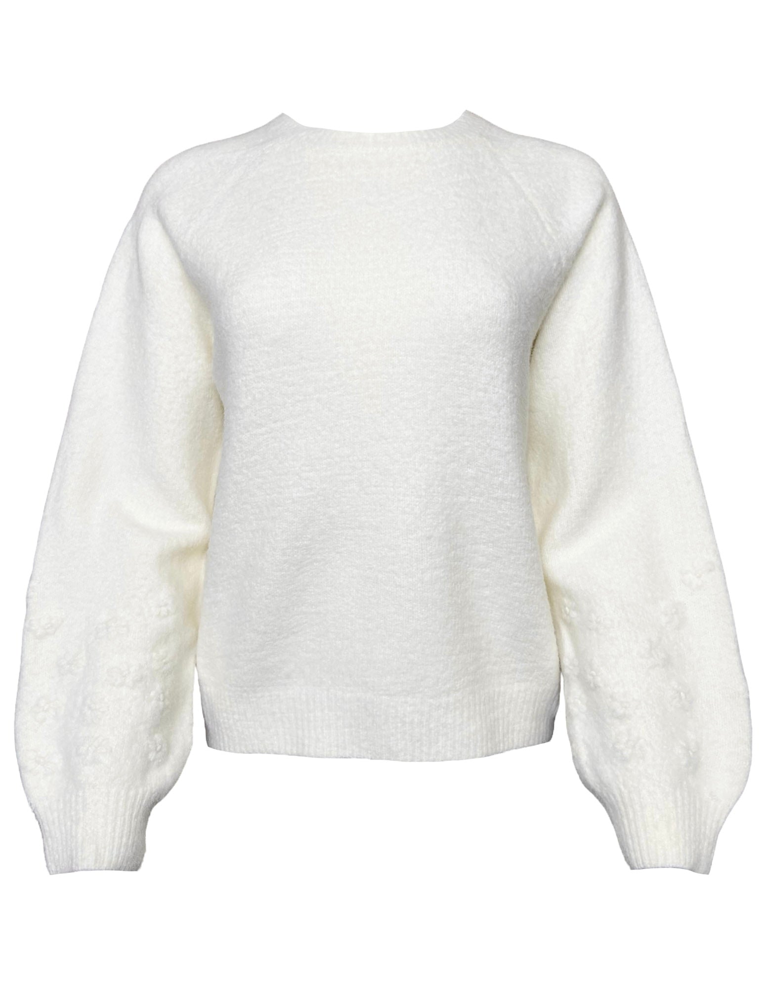 White sweater on a white background