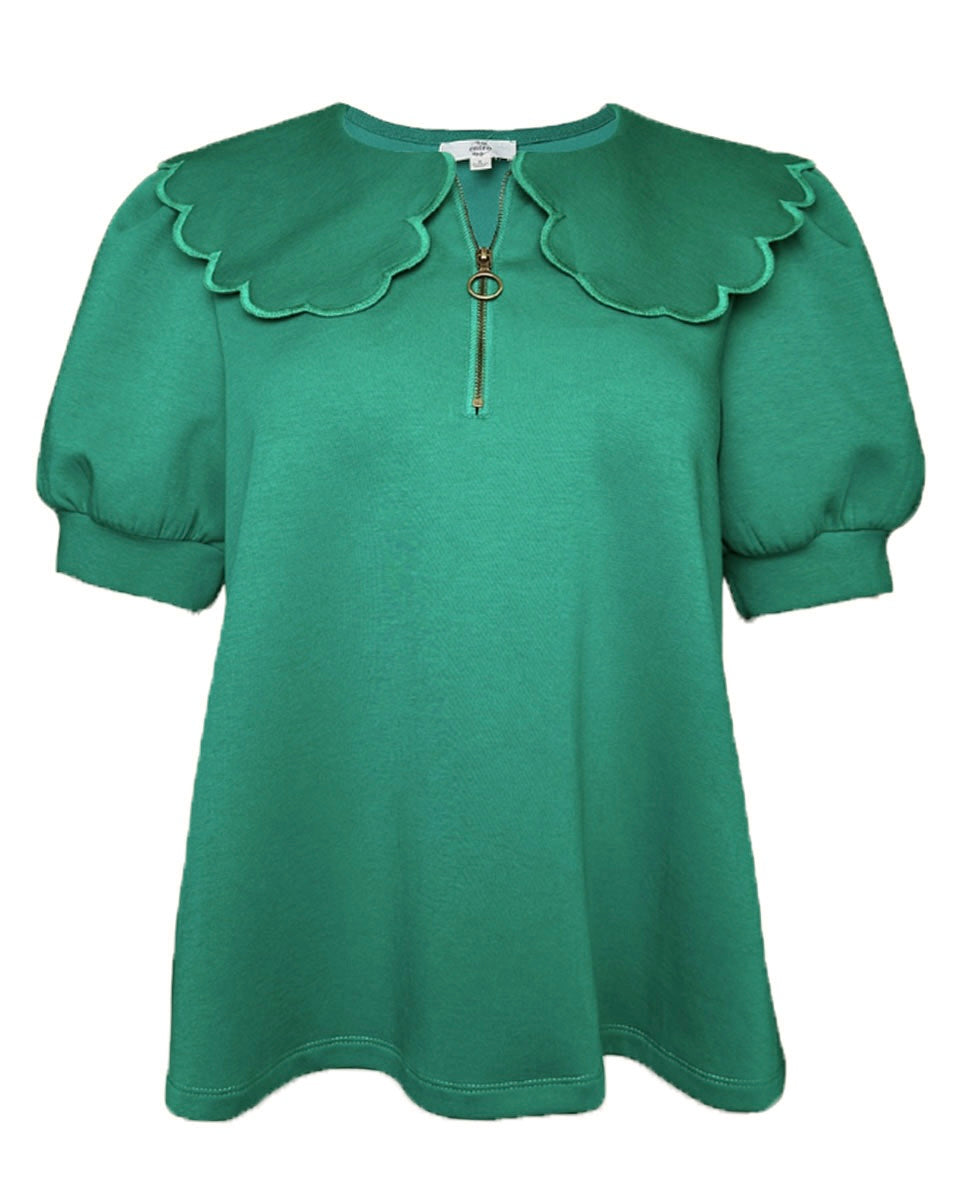 Short Set - Top in Green - Blackbird Boutique