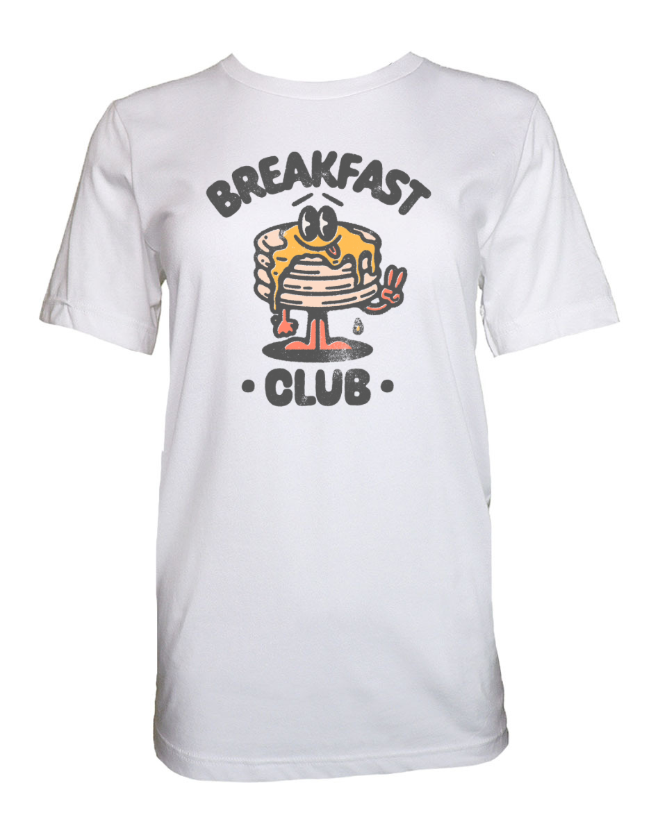 Breakfast Club Graphic Tee - Blackbird Boutique