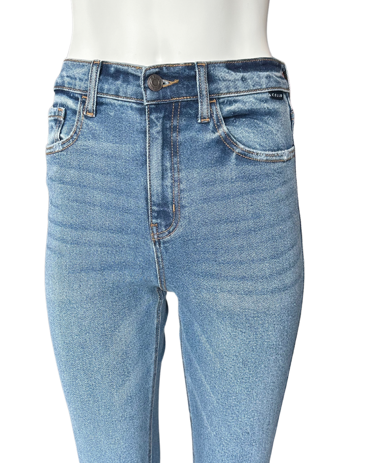 Medium Wash High Rise Straight Leg Jeans - Blackbird Boutique