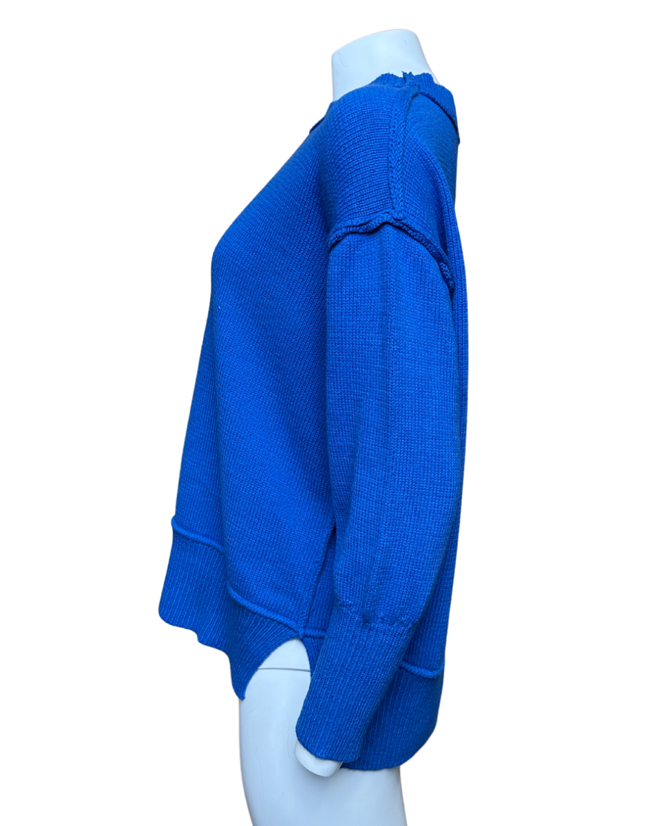 Ina Sweater in Cobalt - Blackbird Boutique