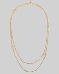 Mini CZ Chain Necklace - Blackbird Boutique