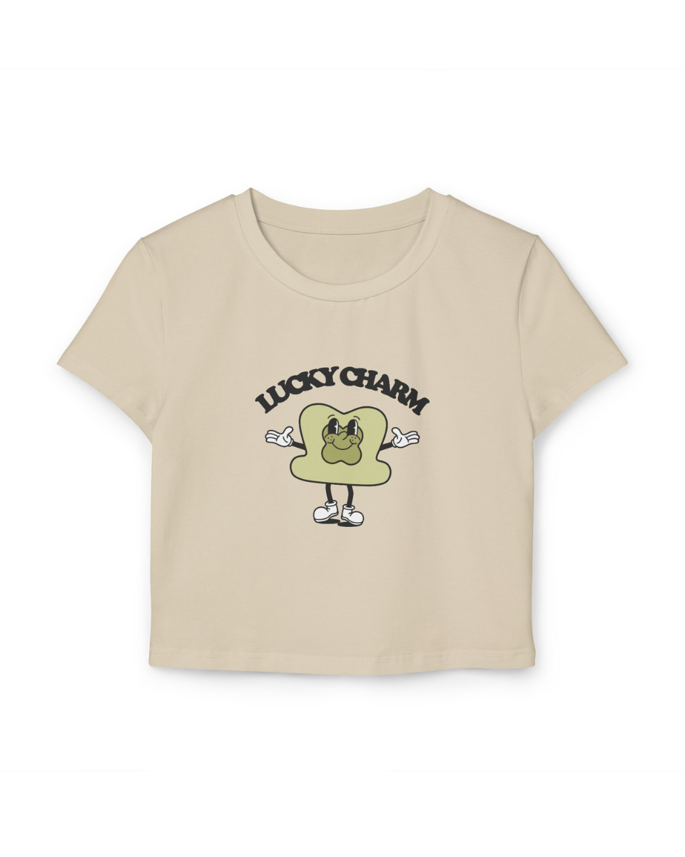 Lucky Charm Women's Baby Tee - Blackbird Boutique