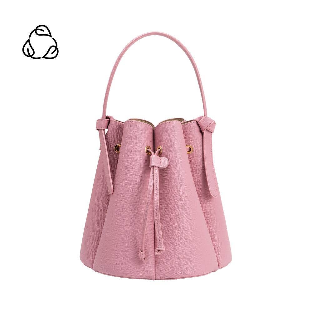 MELIE BIANCO Laguna Mauve Recycled Vegan Leather Top Handle Bag