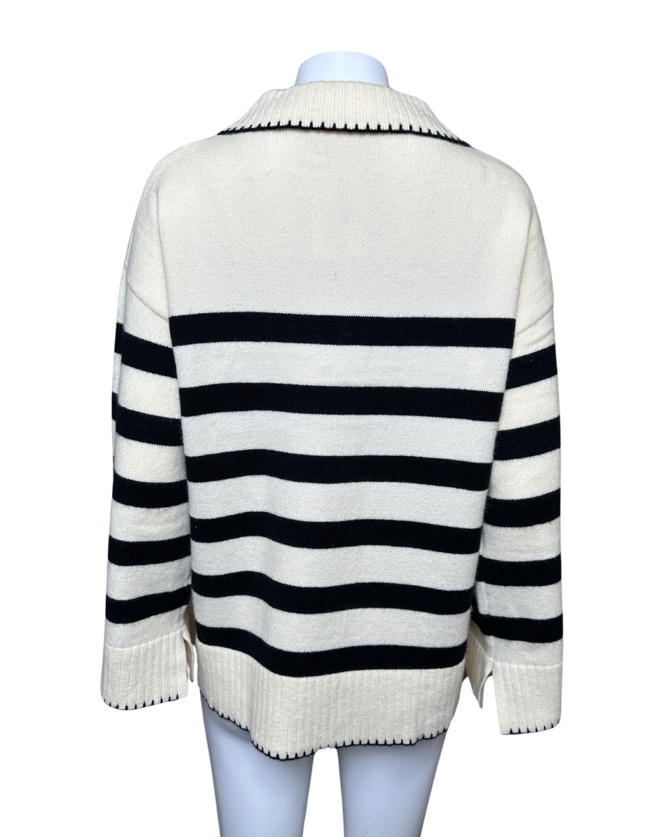 Long Sleeve Striped Sweater