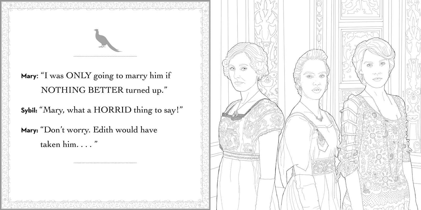 Downton Abbey: The Official Coloring Book (Gold Foil Gift Edition)