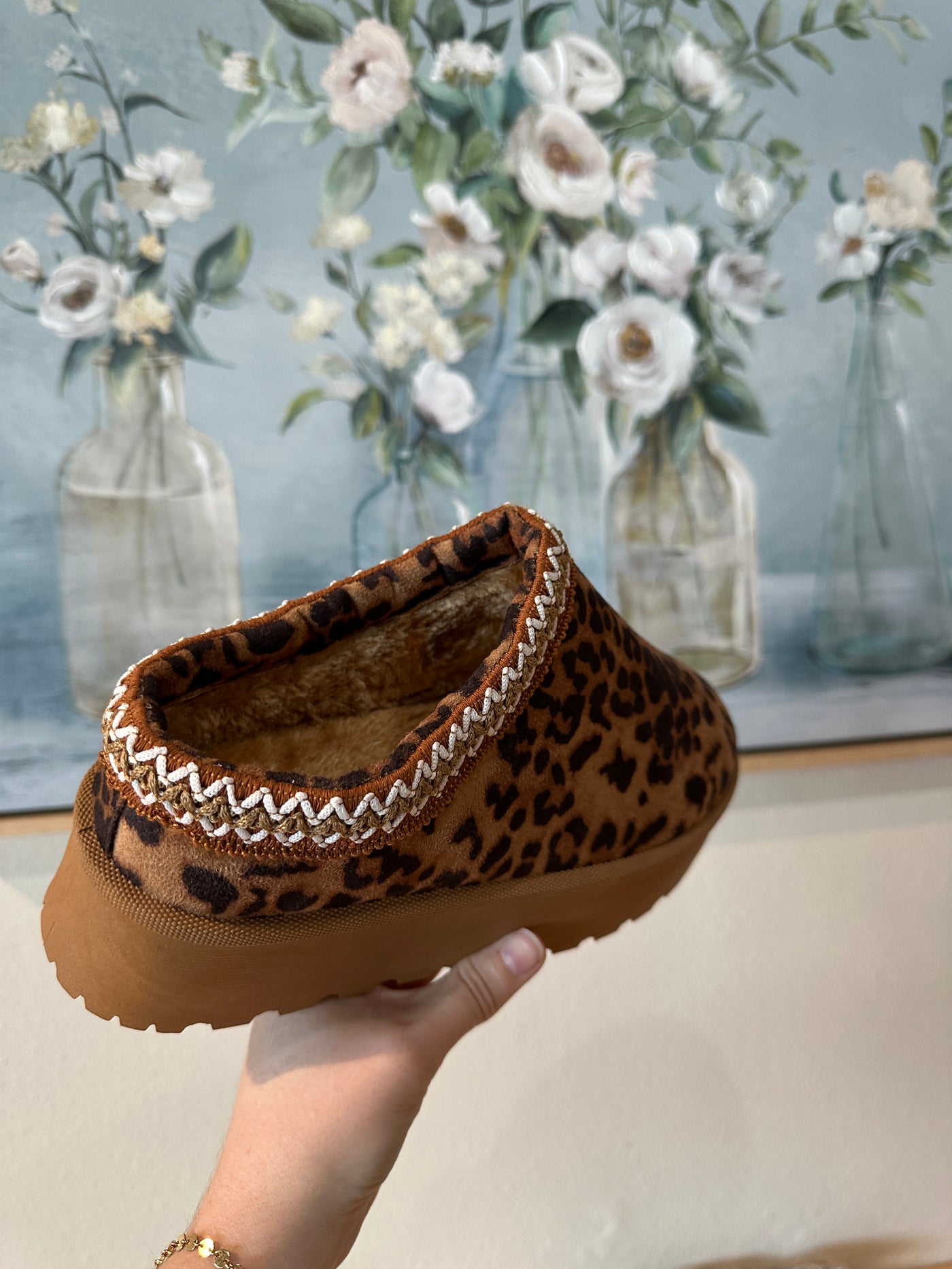 Leopard Print Booties - Blackbird Boutique