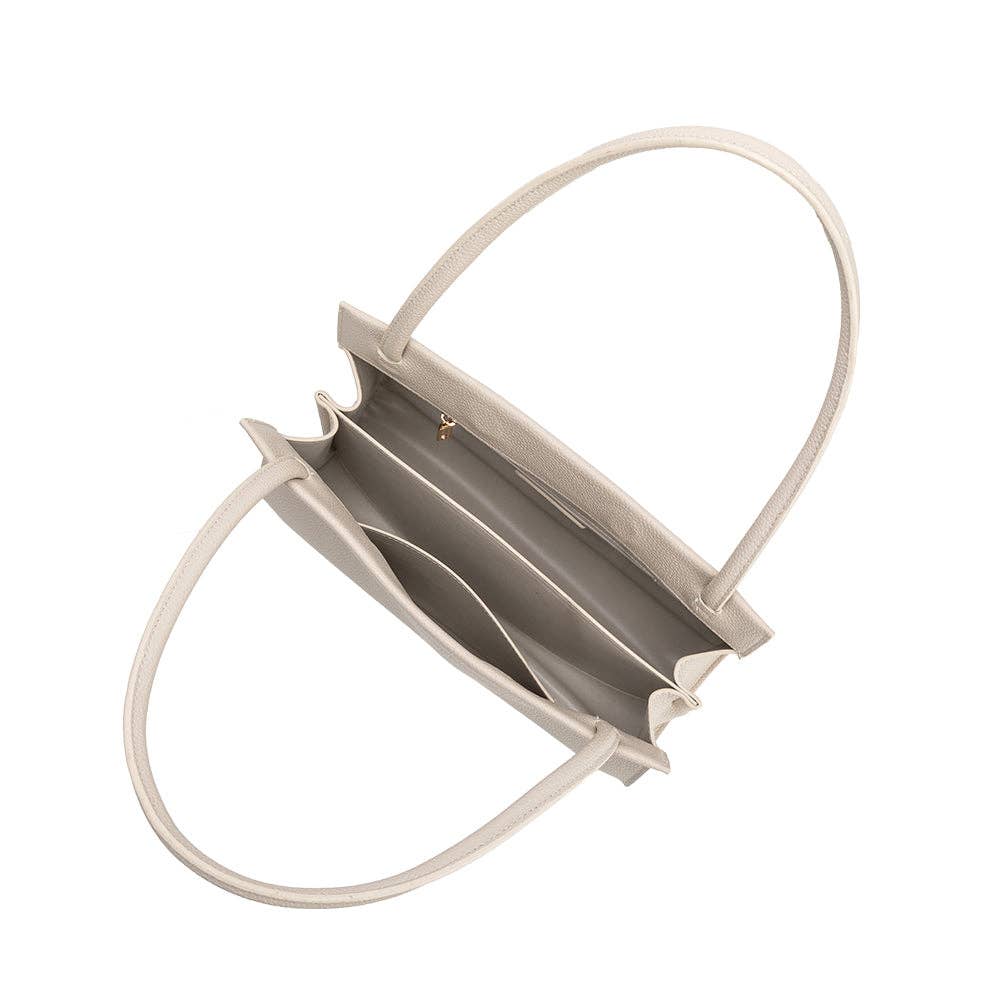 MELIE BIANCO Ryleigh Bone Recycled Vegan Leather Shoulder Bag