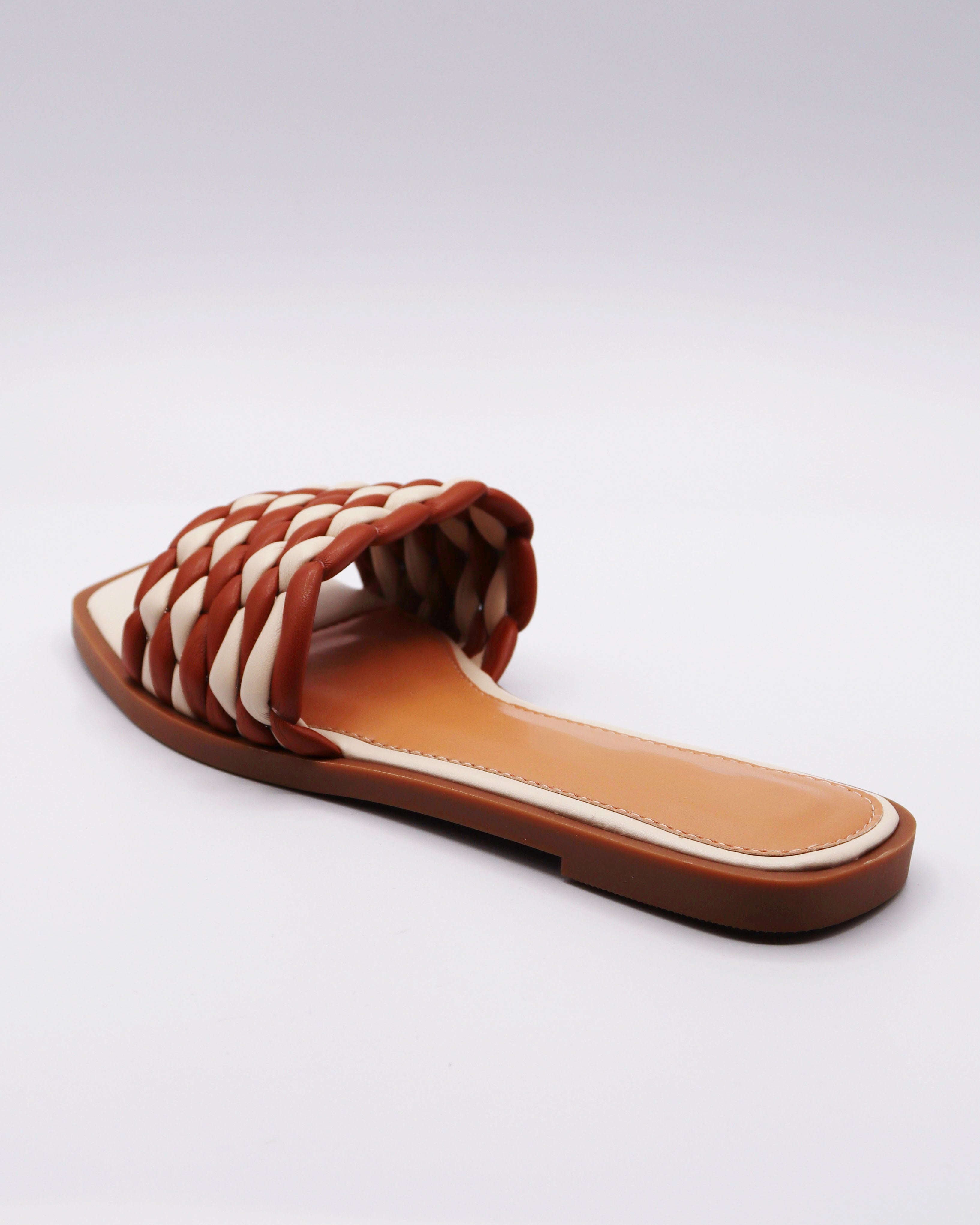 Braided Slide Sandals - Blackbird Boutique