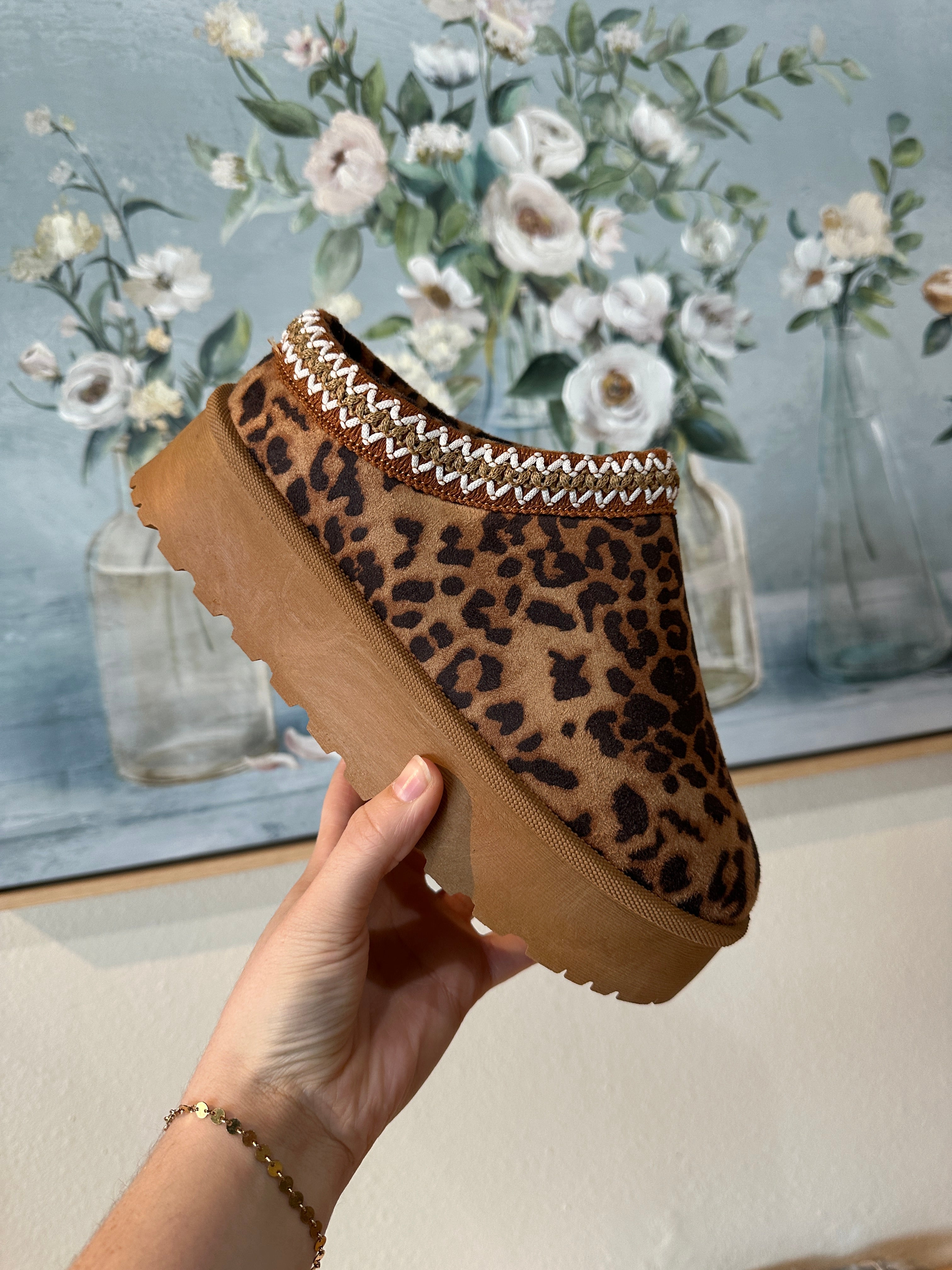 Leopard Print Booties - Blackbird Boutique