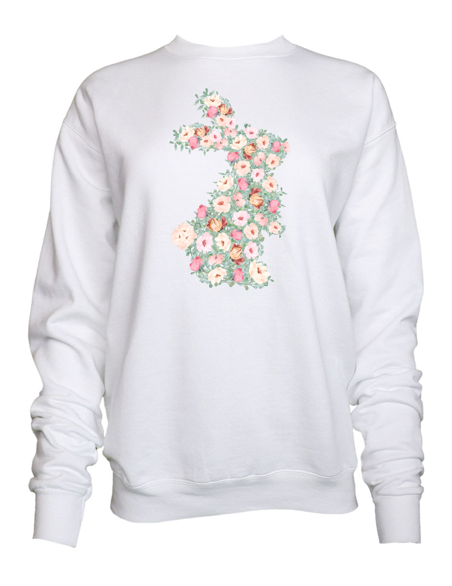 Floral Bunny Graphic Shirt