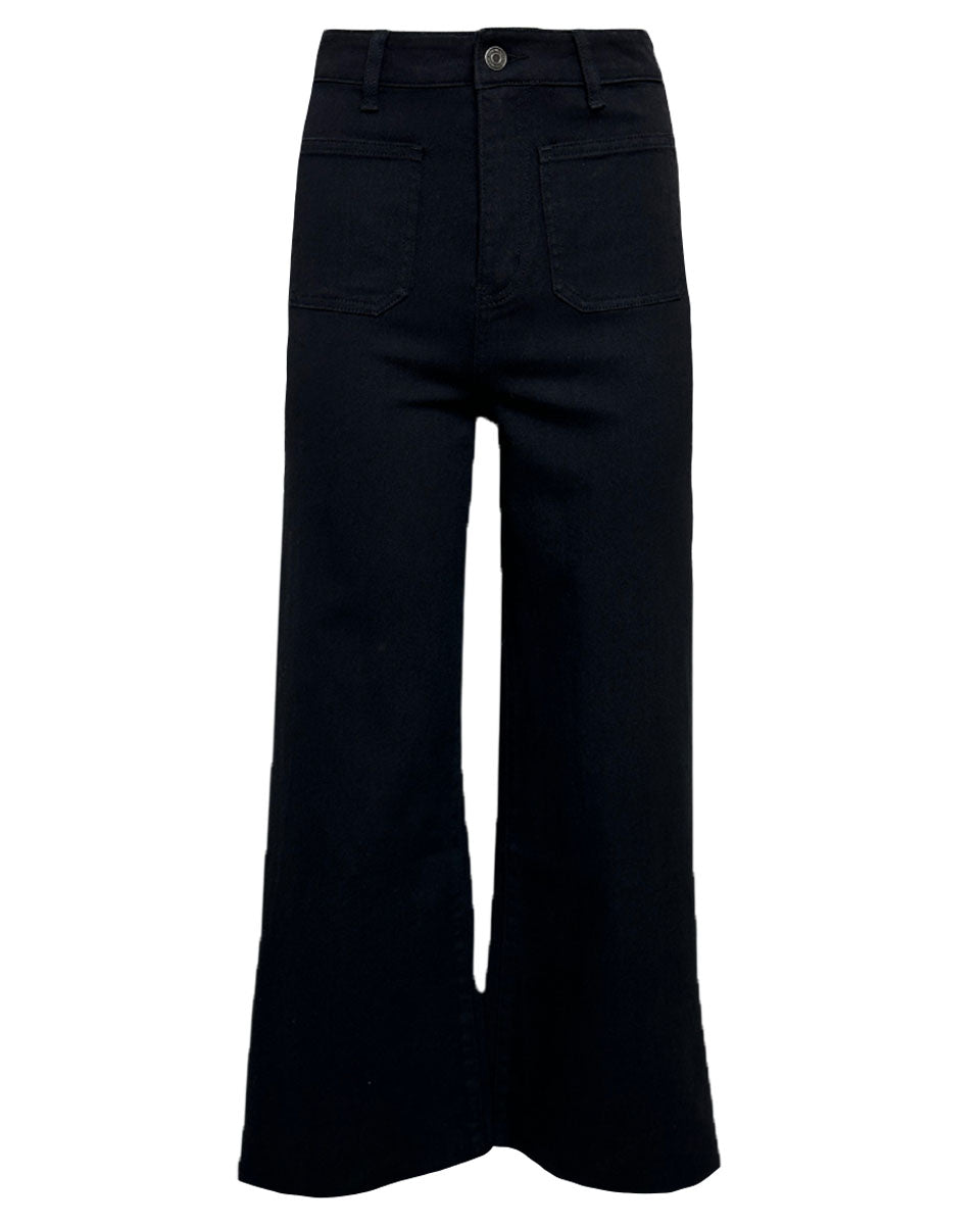 Black Wide Leg Denim