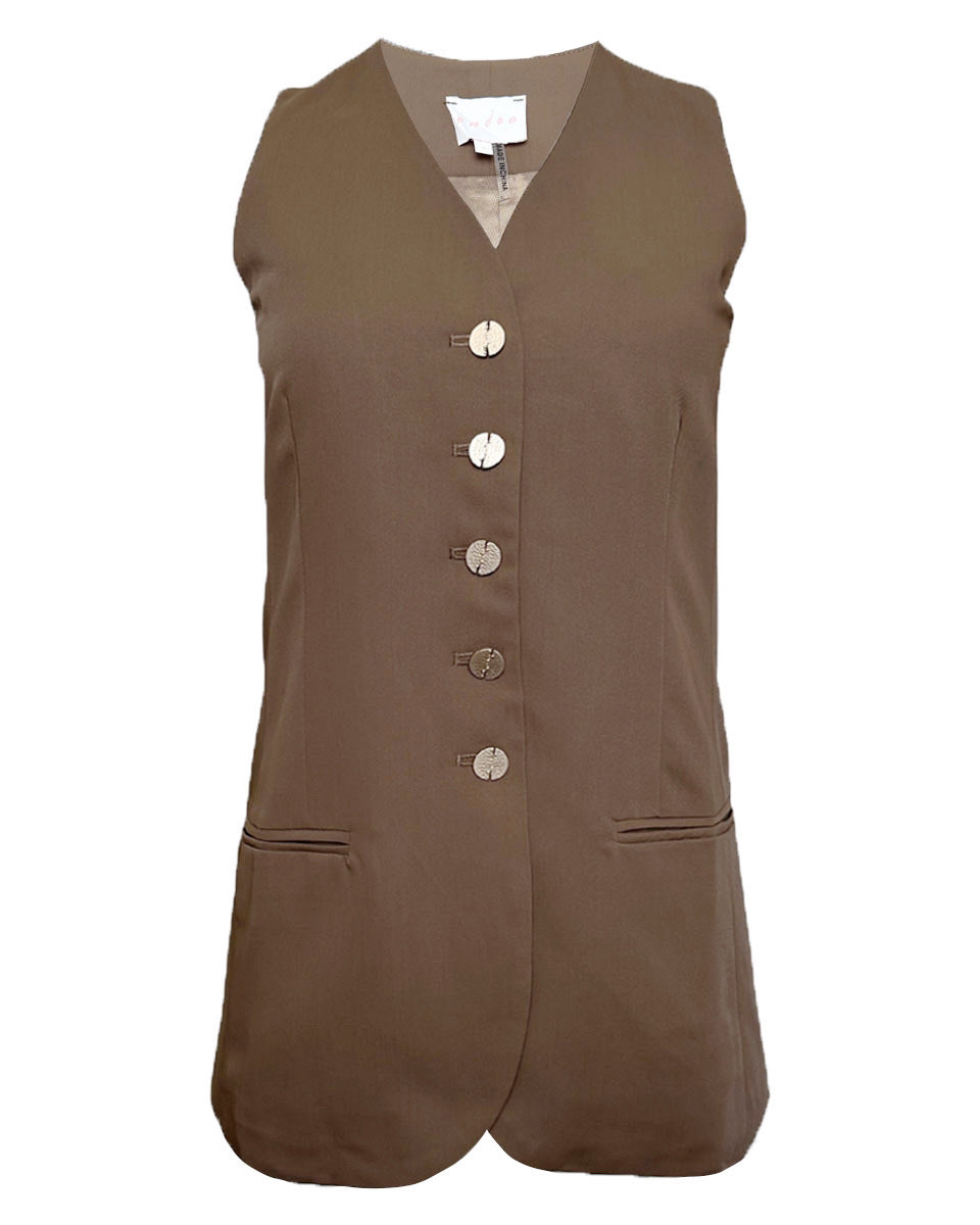 Espresso Set - Button Up Vest - Blackbird Boutique