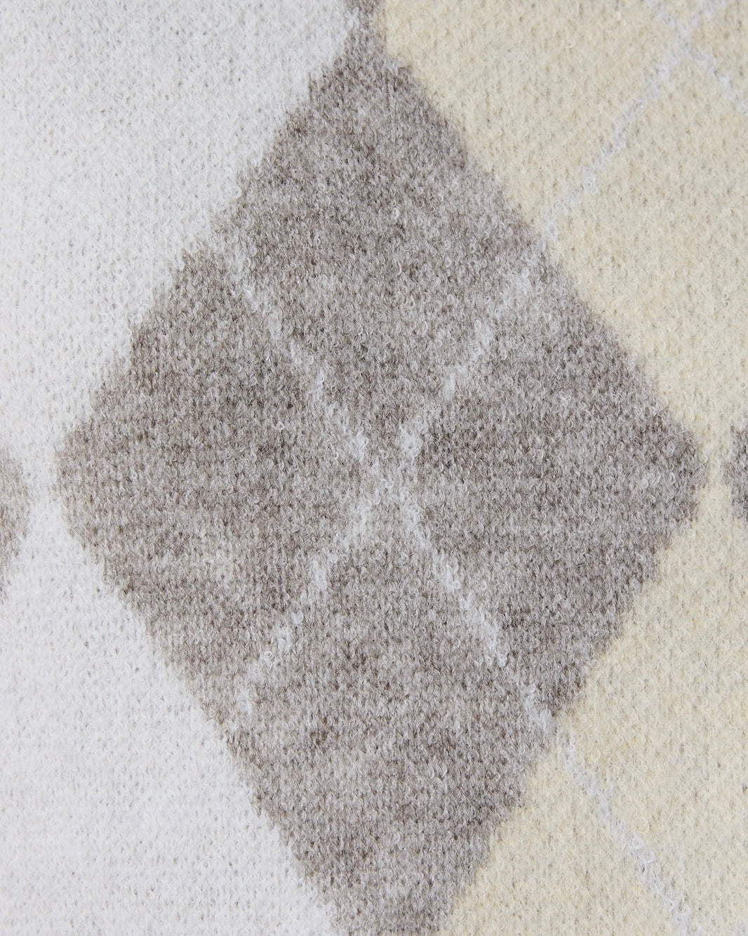 Long Sleeve Argyle Sweater