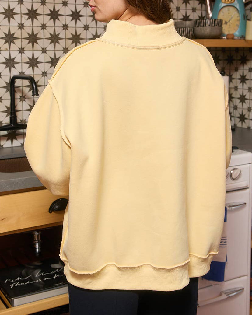 'AUNTIE' Embroidered Applique Sweatshirt