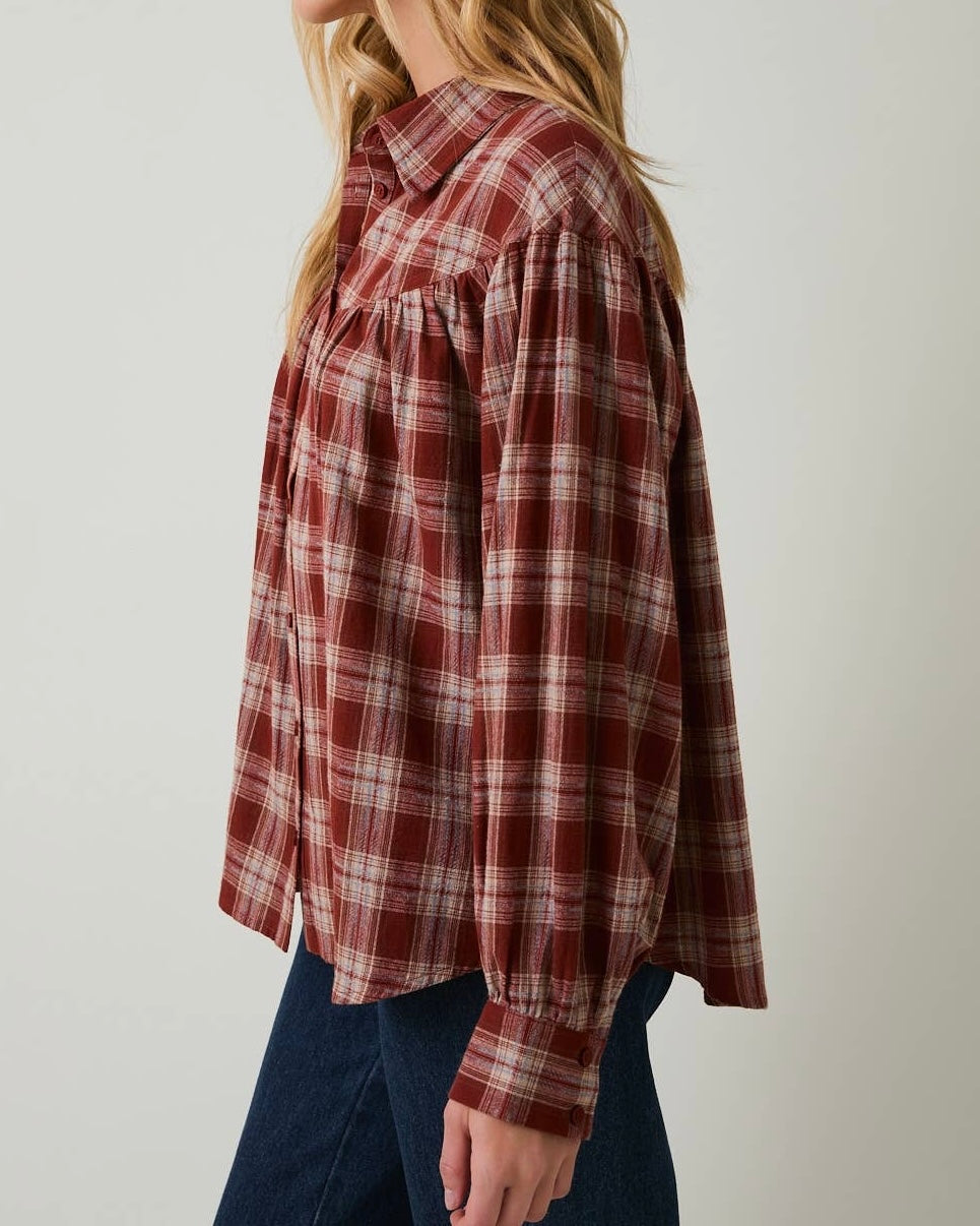 Plaid Button Up Shirt - Blackbird Boutique