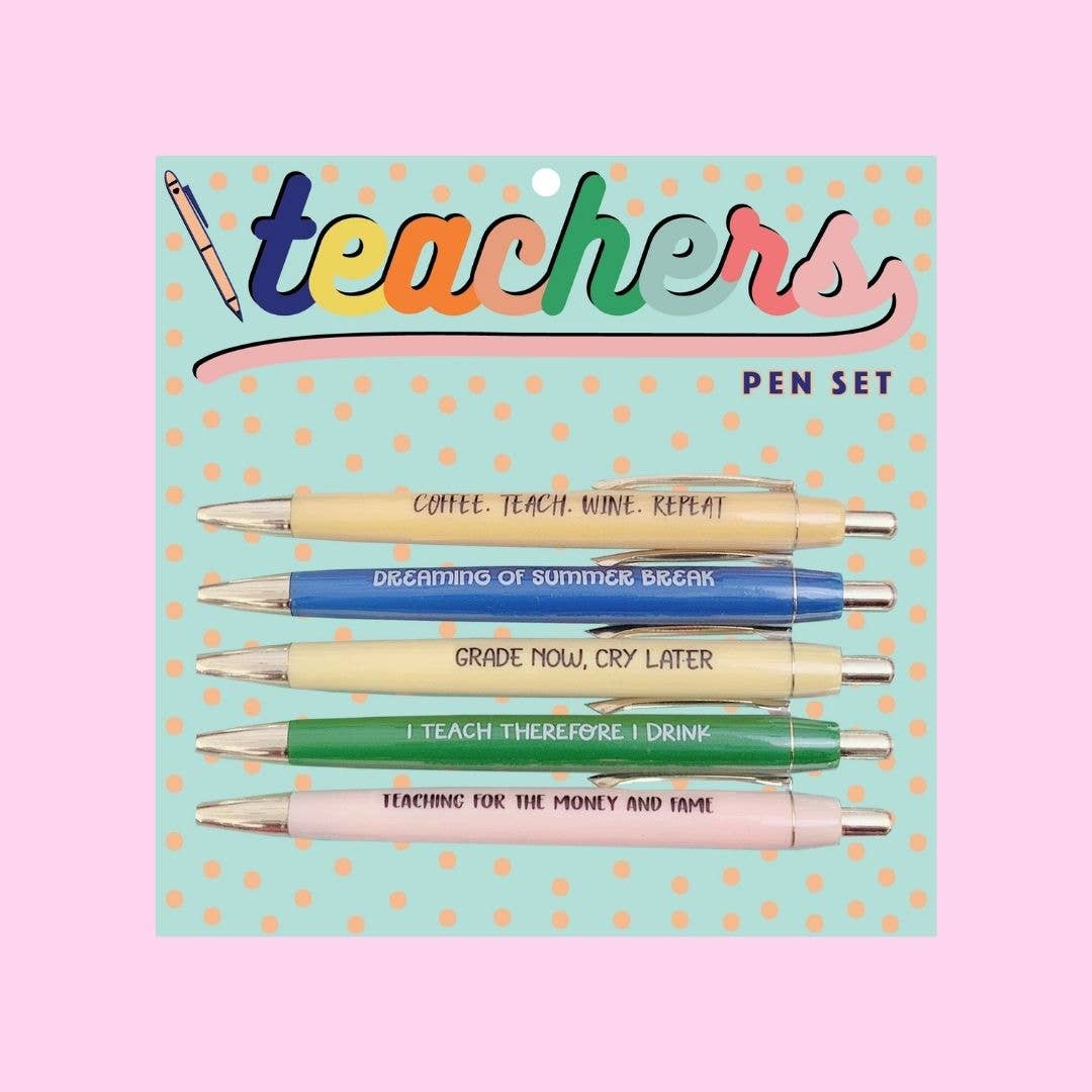 Teachers Pen Set (pens, teacher gifts, gifts) - Blackbird Boutique