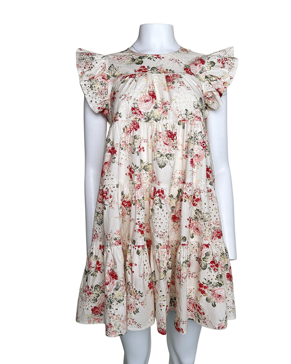 Maddy Floral Mini Dress - Blackbird Boutique