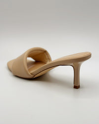 Nude Heeled Sandals - Blackbird Boutique