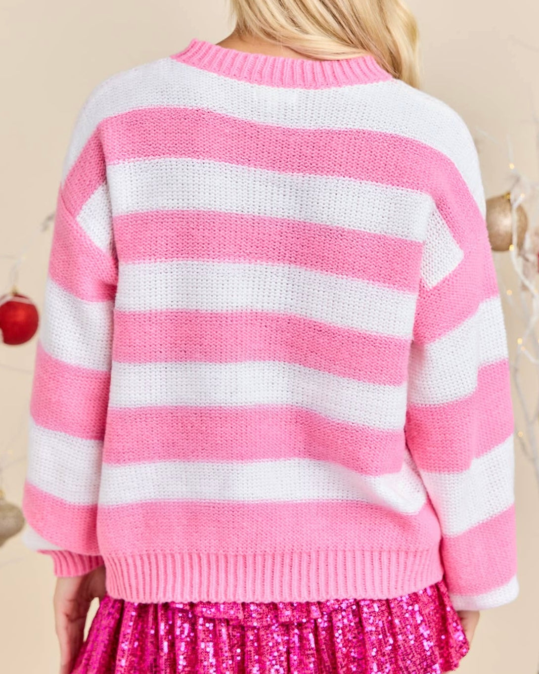 Santa Baby Striped Sweater