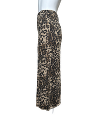 Leopard Denim Skirt - Blackbird Boutique