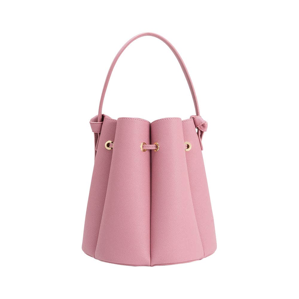 MELIE BIANCO Laguna Mauve Recycled Vegan Leather Top Handle Bag