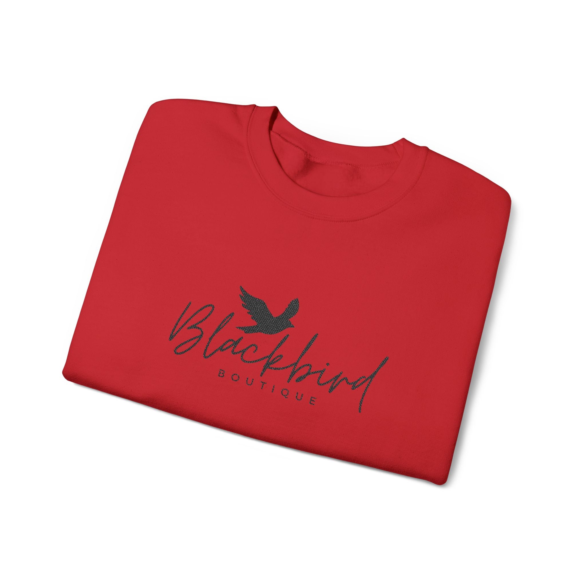 {ONLINE ONLY} Embroidered Blackbird Logo Crewneck Sweatshirt