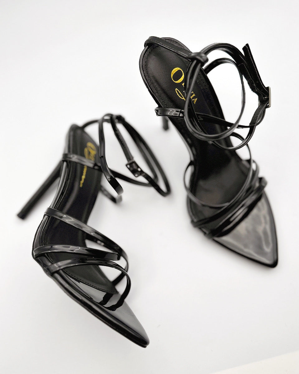 Fergie Strappy Heeled Sandals - Blackbird Boutique