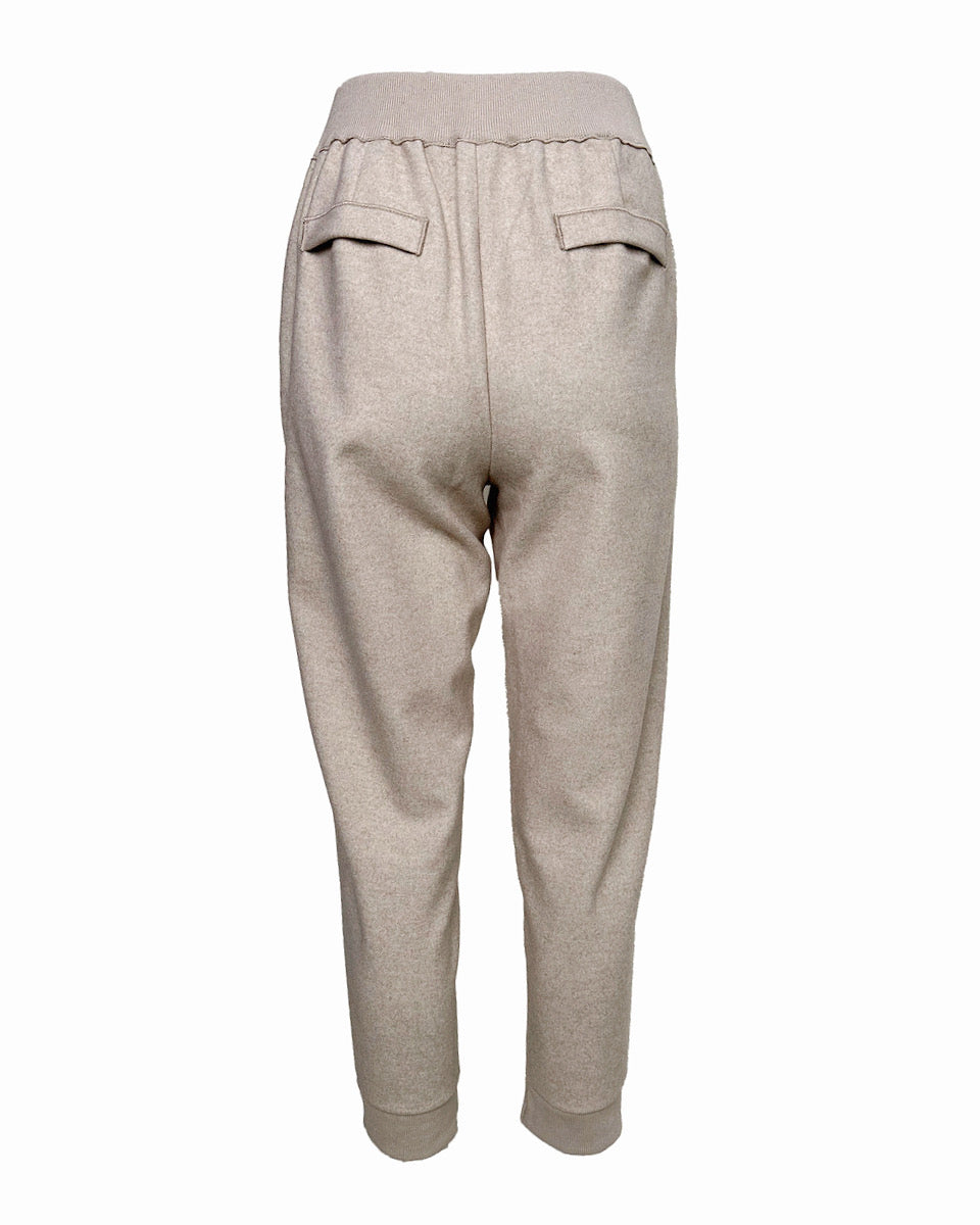Relaxed Fit Pants in Oat - Blackbird Boutique