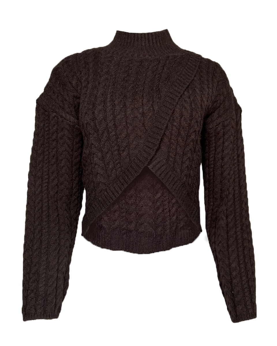 Savannah Sweater in Fudge - Blackbird Boutique