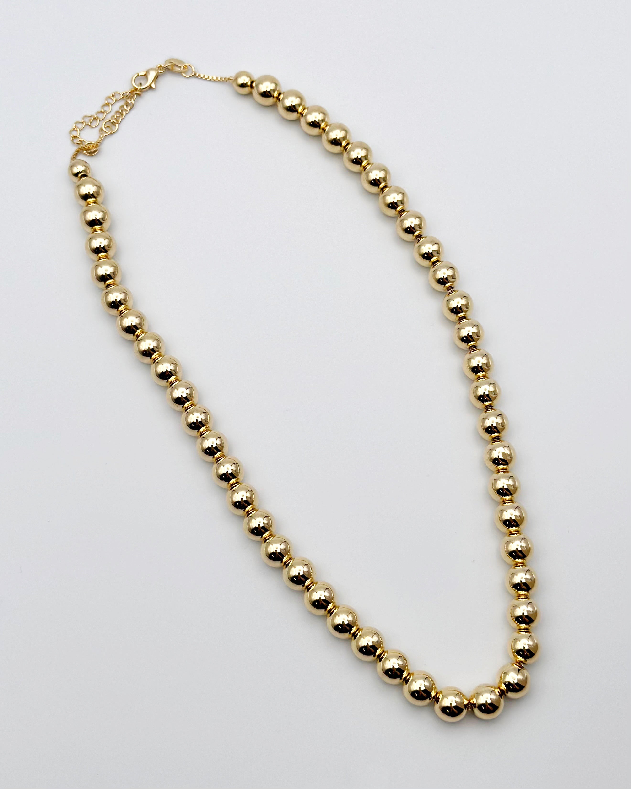 Gold Bead Necklace - Blackbird Boutique