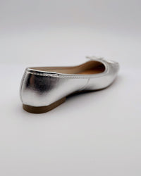 Silver Ballet Flats - Blackbird Boutique