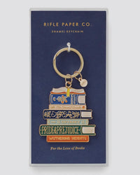 Rifle Paper Co. Book Club Enamel Keychain - Blackbird Boutique