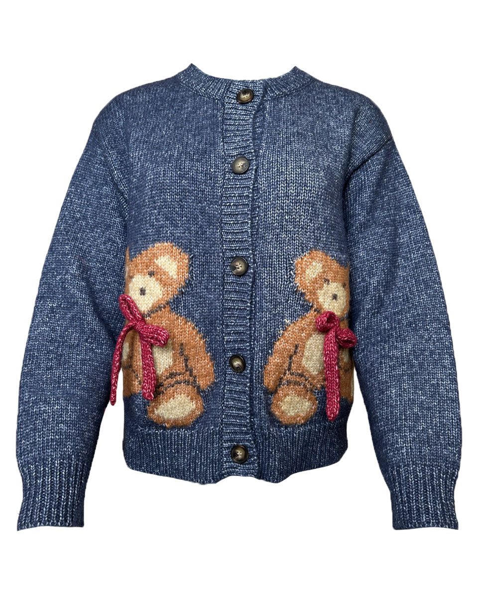 Teddy Bear Cardigan - Blackbird Boutique