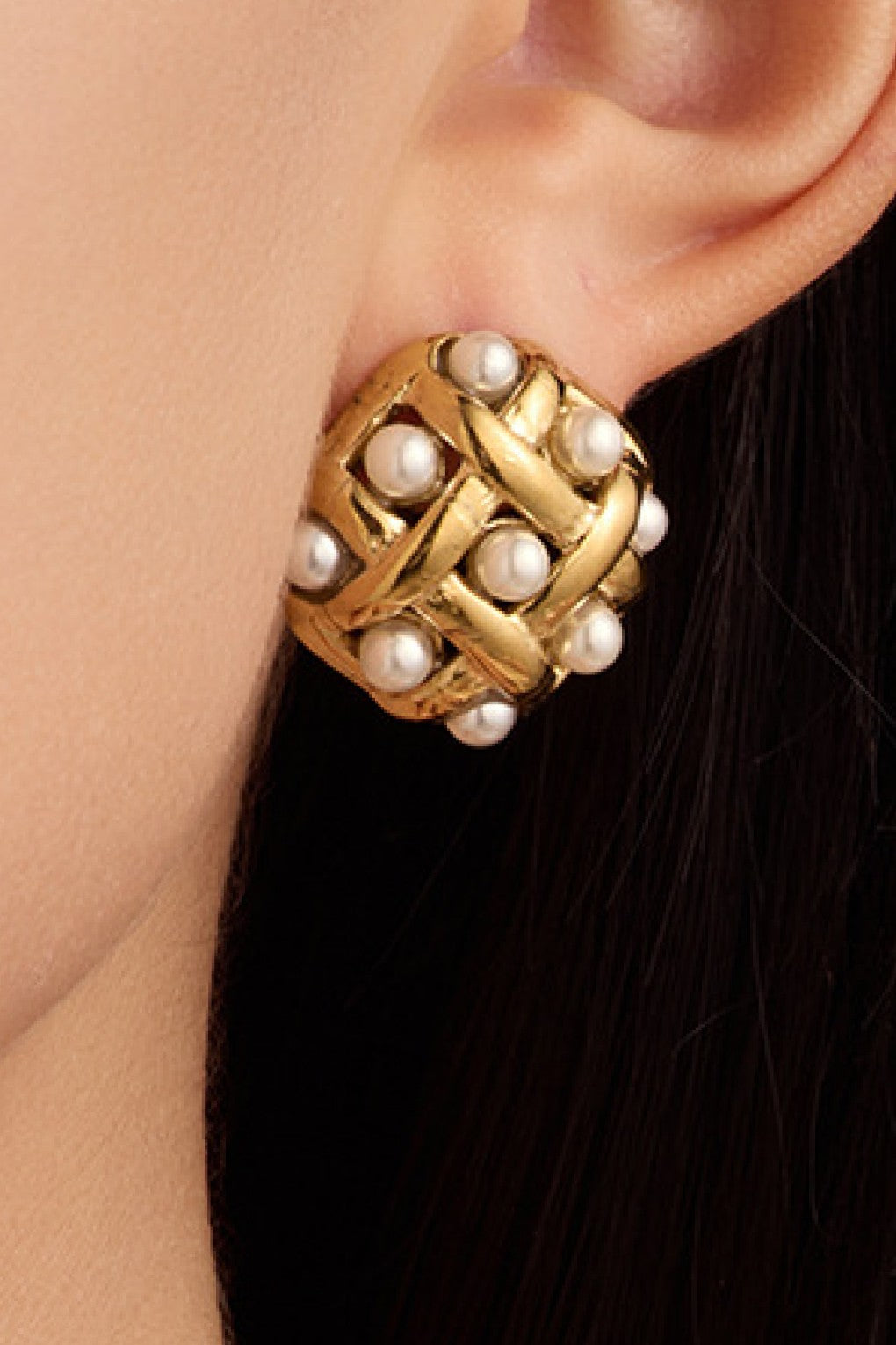 Pearl Studded Earrings