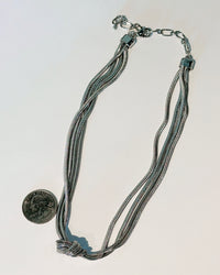 Knotted Layered Rope Chain Necklace - Blackbird Boutique