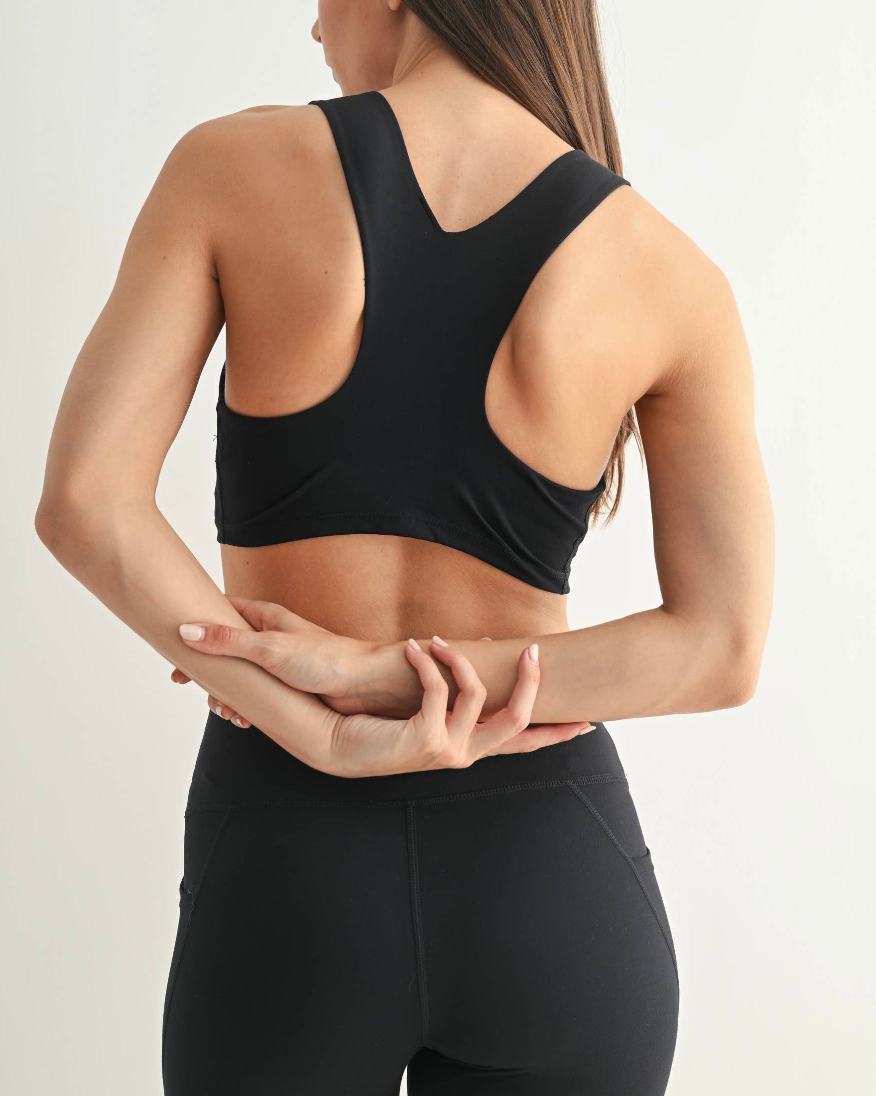 Mono B Square Neck Sports Bra - Blackbird Boutique