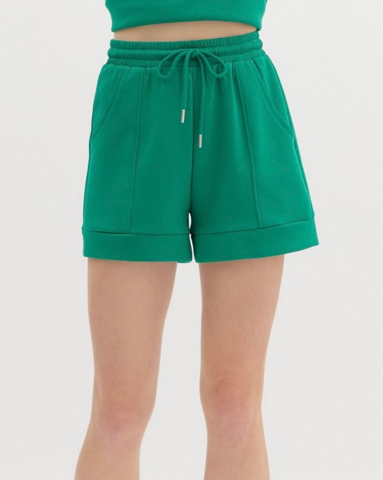 Shorts Set - Shorts in Green - Blackbird Boutique