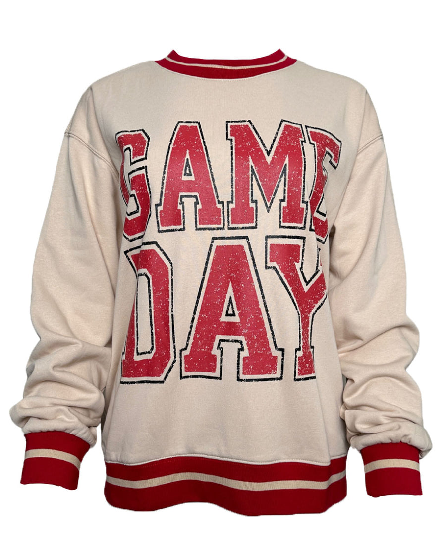 GAME DAY PULLOVER SWEATSHIRT - Blackbird Boutique