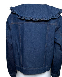 Dark Denim Peter Pan Collar Jacket