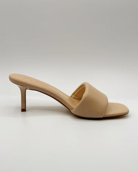 Nude Heeled Sandals - Blackbird Boutique