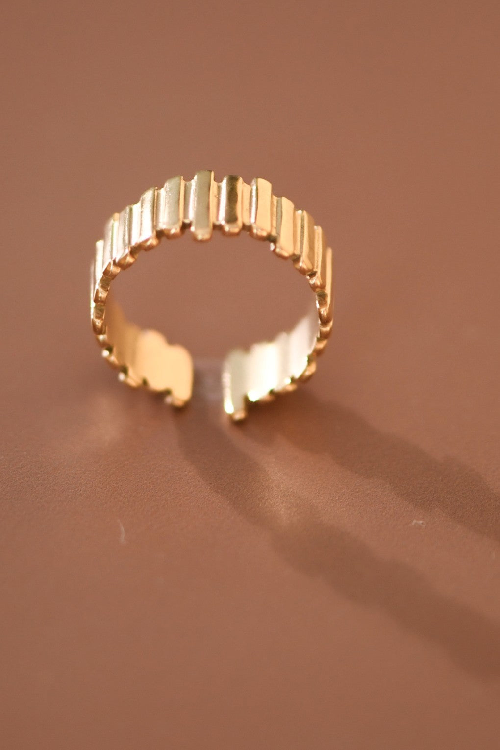 Textured Adjustable Ring