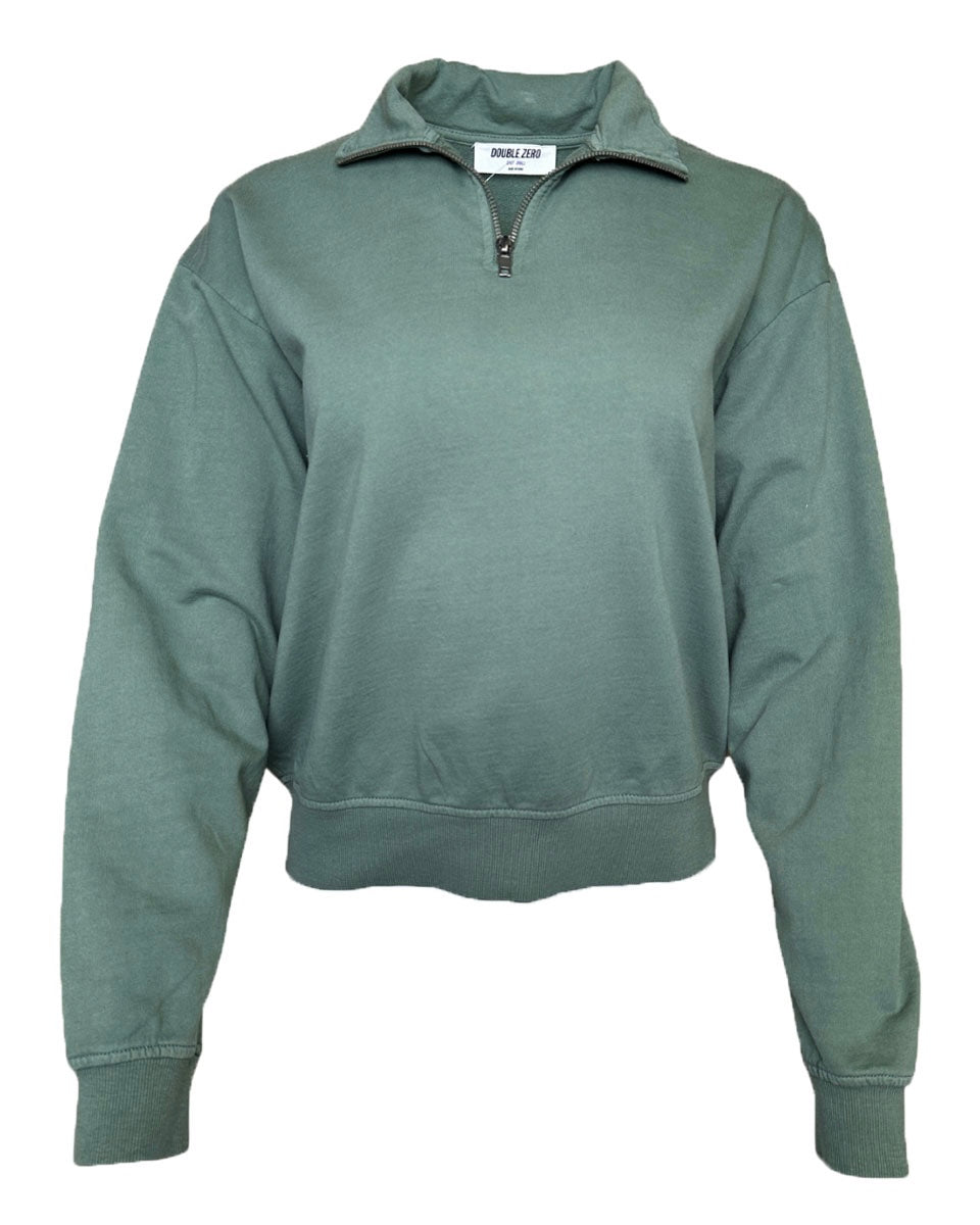 HYFVE - TOP DE PUNTO CON CREMALLERA - DZ24C587-D - GRIS VERDE