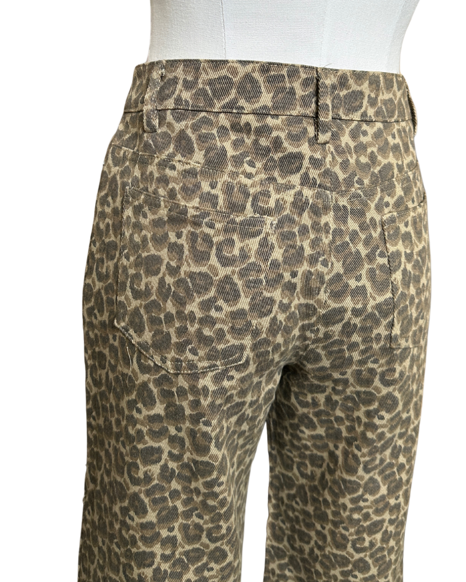 Wide Leg Animal Print Pants - Blackbird Boutique