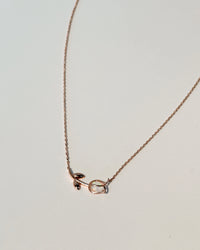 Dainty Tulip Pendant Necklace - Blackbird Boutique