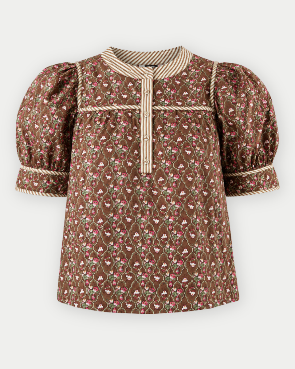 Frankie Floral Cotton Blouse
